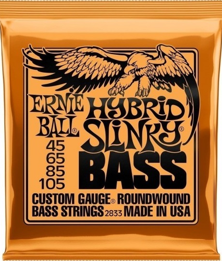 Cuerdas Bajo 2833 045-105 Hibridas De 4 Cuerdas Ernie Ball FAMA