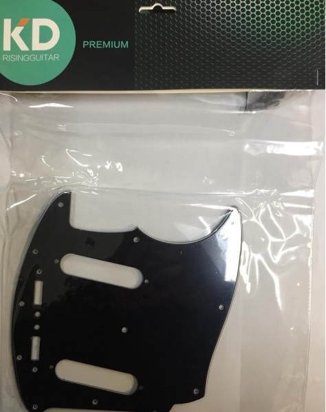 PickGuard Telecaster H1015 Doble Negro T/Jaguar KD LA FUSA