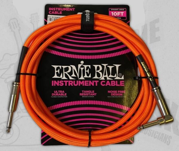 Cable Flex 6416 3Mts Naranja P/Instrumentos Ernie Ball FAMA