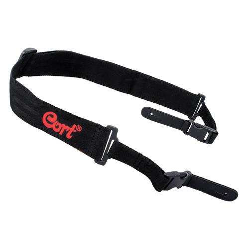 Correa CA608 Para Guitarra O Bajo Logo Bordado Con Trabas Cort FAMA