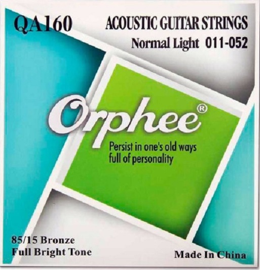Cuerdas QA160 P/Acustica .011-52 Bronce 85/15 Orphee KAIRON