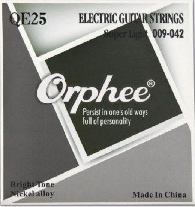 Cuerdas QE25 P/Electrica .009-42 Nickel Orphee KAIRON