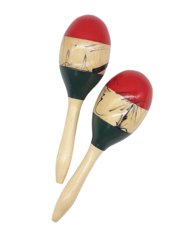 Maracas DP261 De Madera Mexicana PAR Denver LA FUSA