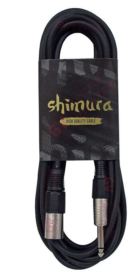 Cable De Microfono MIC2061M 3 Metros Canon Macho A Plug 6,5 Mm 6 Mm Shimura BREYER