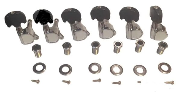 Clavijas Guitarra Electrica 233B P5B 6L T/Gotoh Perilla Negra Shimura BREYER