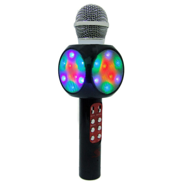 Microfono Q10W Con BT Negro-Karaoke-Puerto-FM-USB/TF-Bateria Y Estuche Senon MARTCAR
