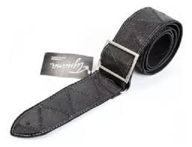 Correa Lizard Negra 2116 Cuero Negro C/Hebilla Tijuana ALEYMAR