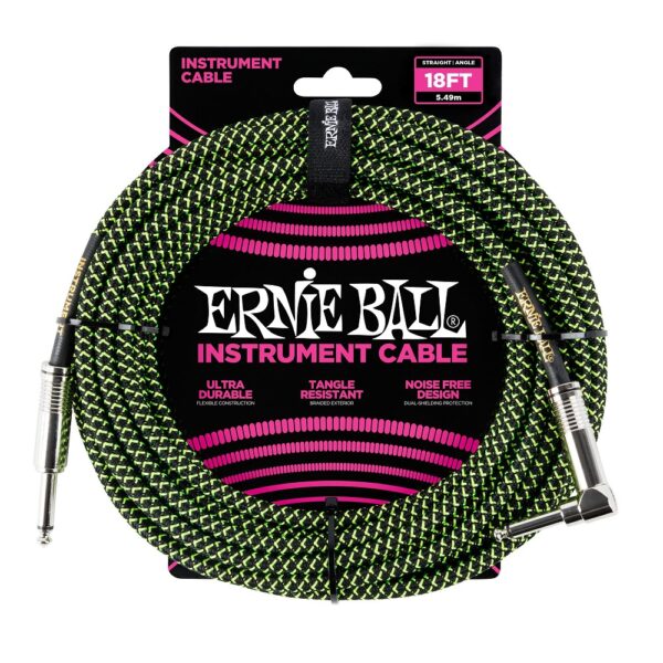 Cable Guitarra/Bajo P06063 Plug/Plug 7,62 Metros L Tela Ernie Ball FAMA