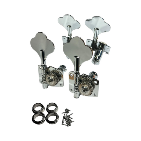 Clavijas Bajo ZA019 Trebol 2+2 Juego T/Fender PARQUER