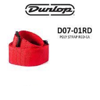 Correa D07 Poly Strap Roja Jim Dunlop MUSIC SOLUTIONS