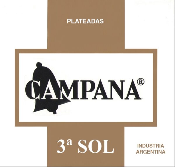 Cuerda Suelta Nº 3 Sol Para Guitarra Clasica Criolla Campana ALEYMAR