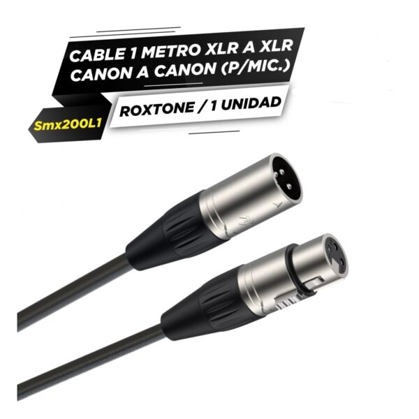 Cable SMX200L1 Xlr A Xlr 1 Metro Samurai Roxtone SHOWROOM