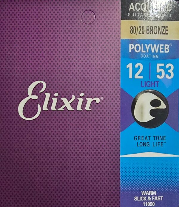 Cuerdas Acustica 11050 Polyoweb .12/.53 Bronce Fosforoso ELIXIR MAGIC MUSIC