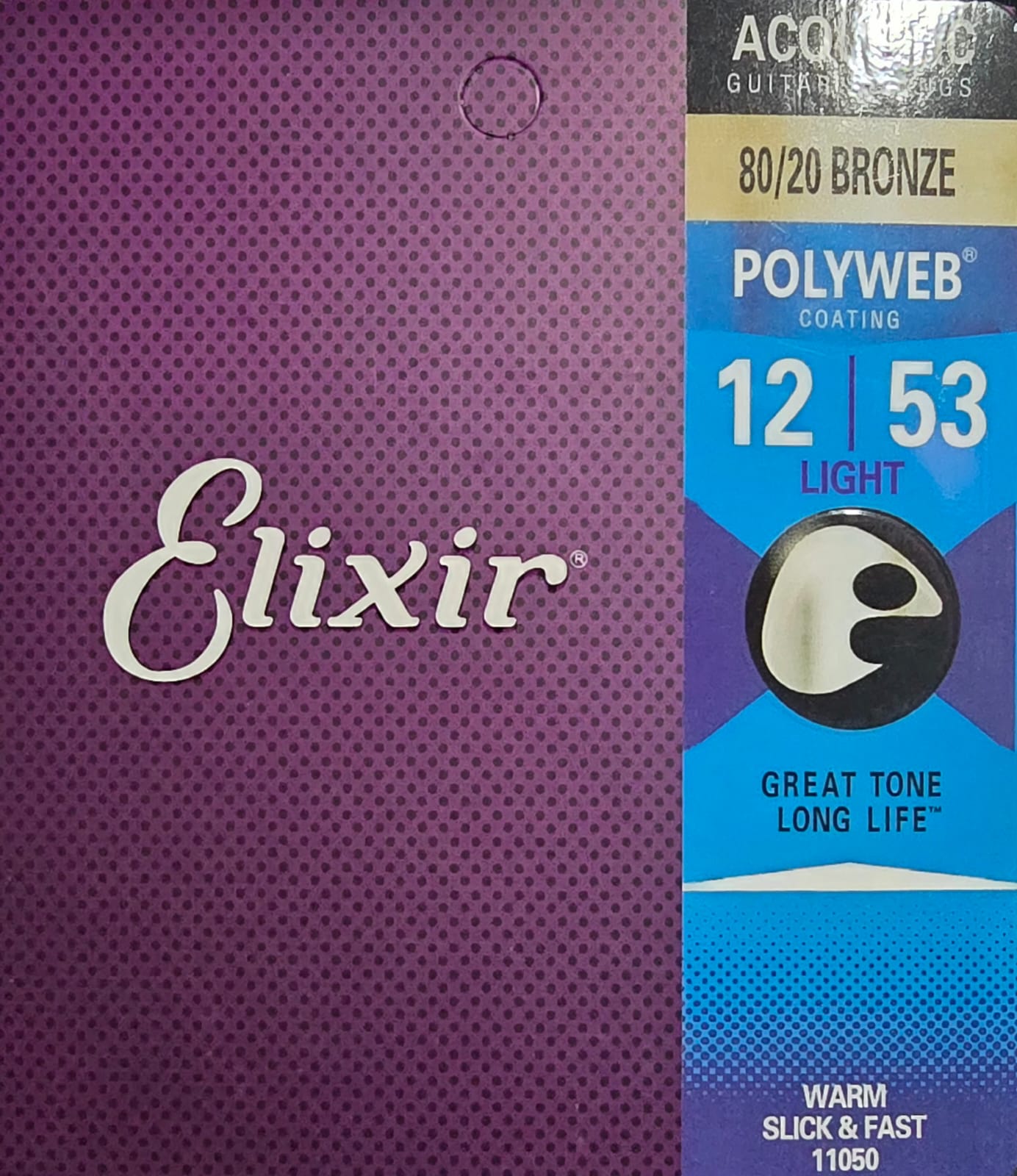 Cuerdas Acustica 11050 Polyoweb .12/.53 Bronce Fosforoso ELIXIR MAGIC MUSIC