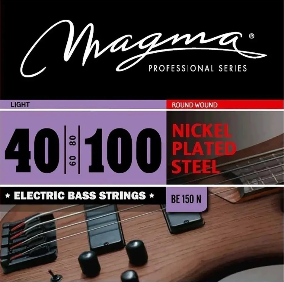 Cuerdas Para Bajo BE150N 4 Cuerdas 040-100 MAGMA