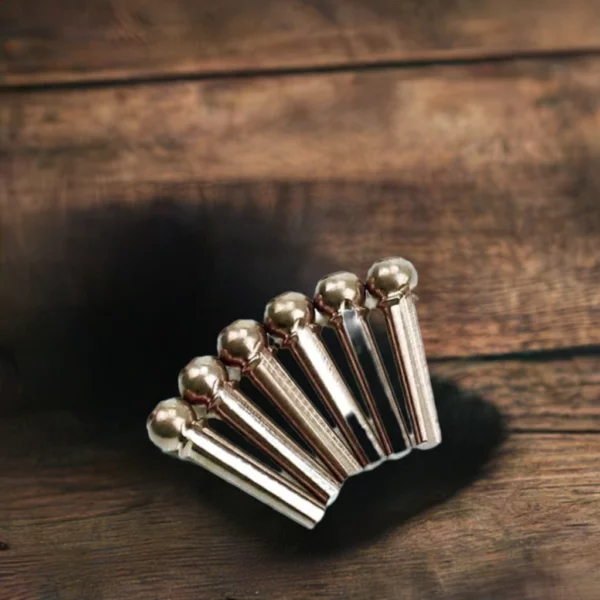 Pin De Puente De Guitarra Acustica FX01 De Cobre X 6 Unidades Flanger KAIRON