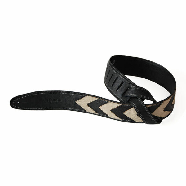 Correa Lizard En V 5216 Cuero Blanco/Negro Tijuana ALEYMAR