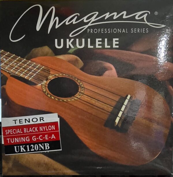 Cuerdas Para Ukulele UK120NB Tenor Nylon Negro MAGMA
