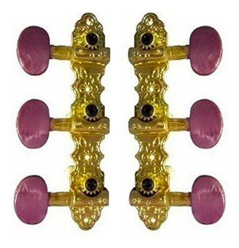Clavijas Clasica Criolla MX405GK Doradas Profesional 35mm Mxp FAMA