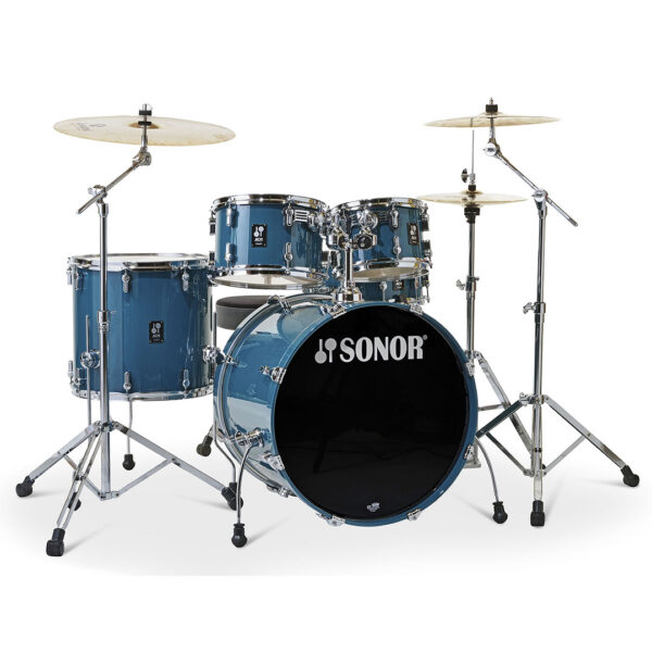 Bateria AQ1 SONOR Studio 20x16",10x7",12x8",14x13" Red.Madera 14x6" CARIBBEAN BLUE Inc.Harware 2000 MJ MUSIC