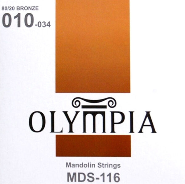 Cuerdas Para Mandolina MDS116 80/20 Bronce .010-034 Olympia FAMA