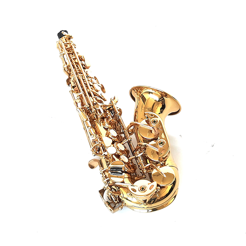 Saxo Soprano Curvo Bb LINCOLN LWSS1603 Con Estuche BREYER