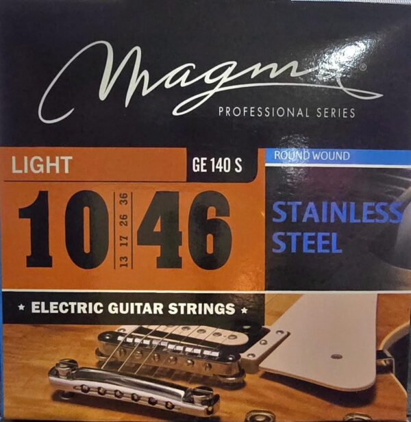 Cuerdas Guitarra Eléctrica GE140S .010-046 Acero P/Steel MAGMA