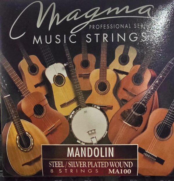 Cuerdas Mandolina MA100 Plateadas 8 Cuerdas MAGMA
