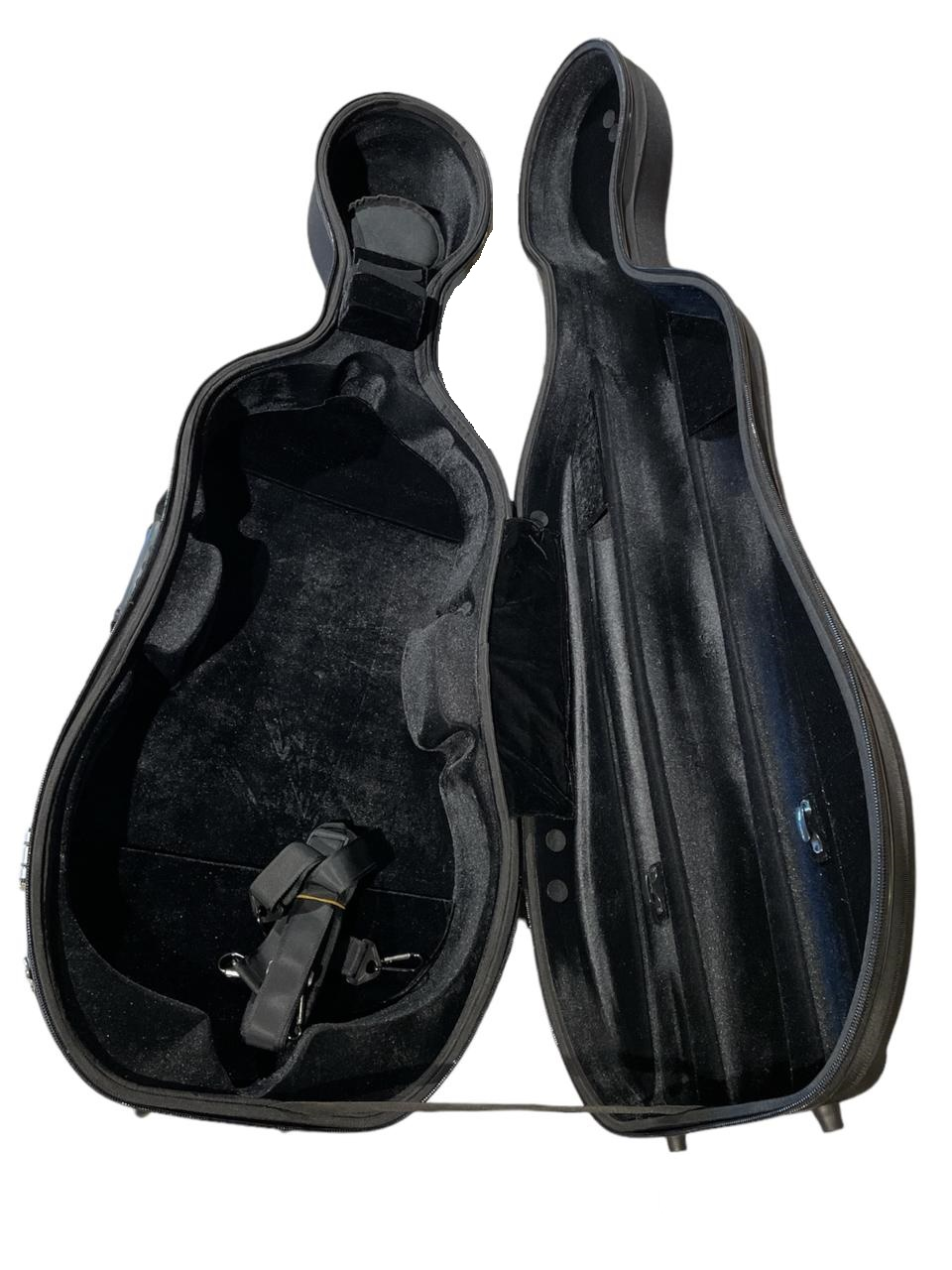 Estuche De Eva Para Cello 4/4 y 3/4 CC-EV380F/T Con Ruedas Y Manija Orchester MAGIC MUSIC - Imagen 2