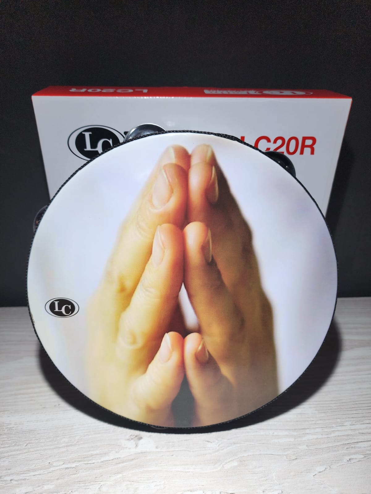 Pandereta Pandero Religiosa Lc20r Manos Latin Custom FAMA