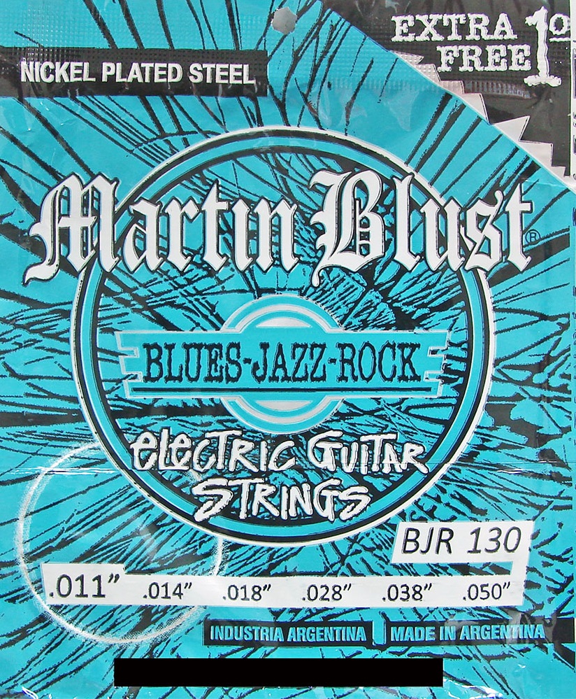 Cuerdas Electrica BJR130 .011 Martin Blust ARVILLA