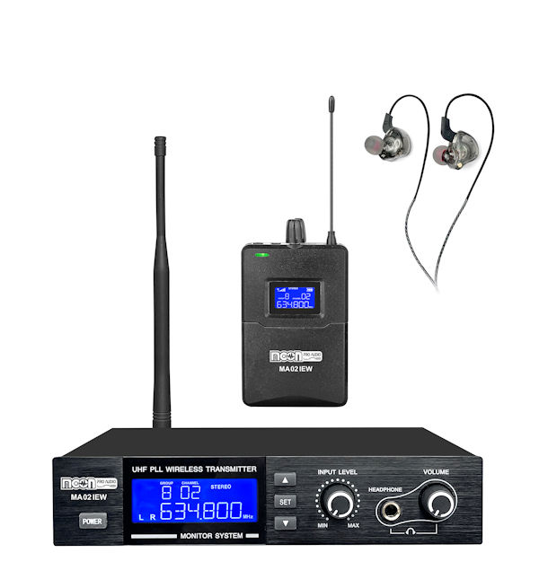 Sistema In-Ear (Auricular Monitoreo) MA02IEW Moon MARTCAR