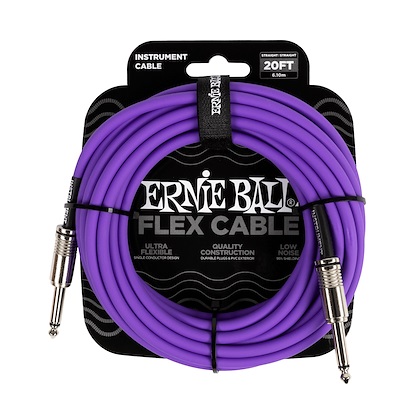 Cable Flex P06420 6 Mts Purpura P/Instrumentos Ernie Ball FAMA