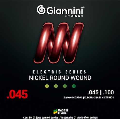 Cuerdas Para Bajo GEEBRS 45-100 4 Cuerdas Giannini LA FUSA