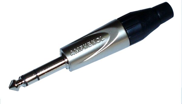Conector Ficha Estereo Macho TS3P 6,3MM Amphenol XPRO