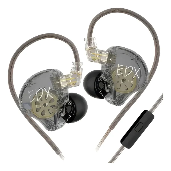 Auriculares In Ear KZ EDX LITE Gris Con Micrófono KZ CARME