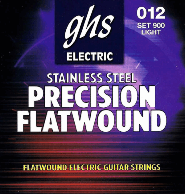 Cuerdas 900 Guitarra Electrica 012-50 PRECISION FLATS™ Lisas GHS CARME