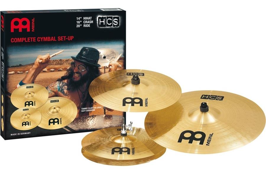 Set De Platillos HCS141620 Cymbal 14"Hihat, 16"Crash, 20"Ride MEINL CARME
