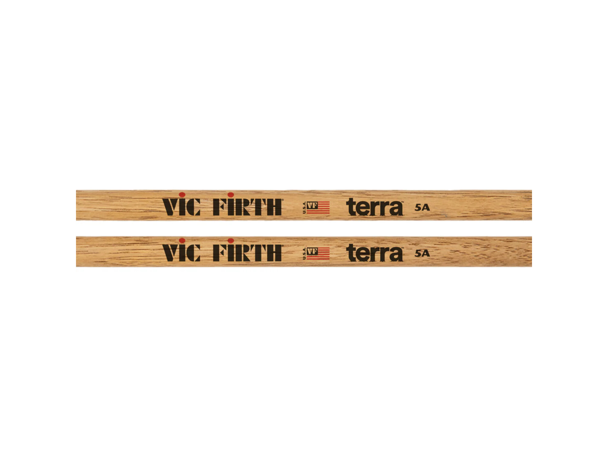Baquetas Palillos 5AT Punta De Madera TERRA American Classic® Vic Firth IMPORT MUSIC - Imagen 2