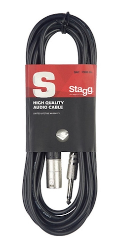 Cable Canon Macho-Plug SAC10PXM 6mm.10 Mts. Stagg ALEYMAR