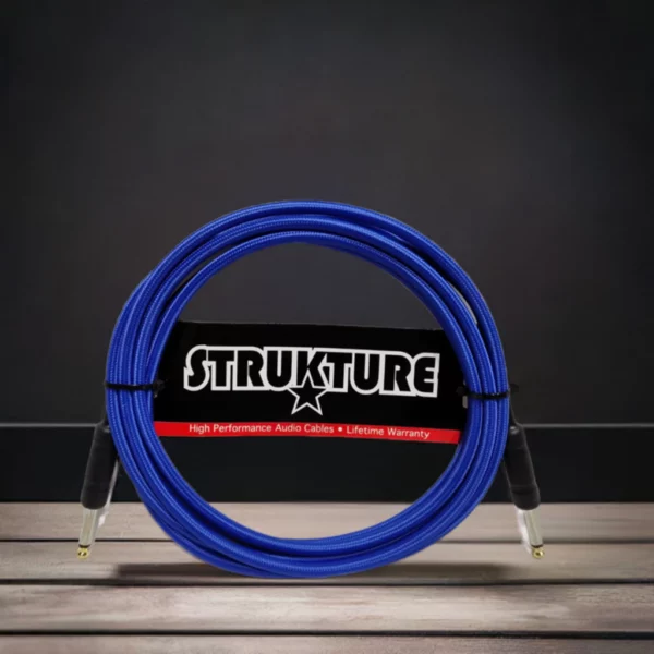 Cable SC10BL Para Instrumento Guitarra O Bajo 3 Metros Strukture KAIRON