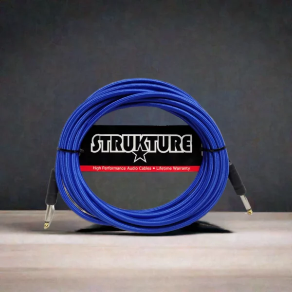 Cable SC186BL Para Instrumento Guitarra O Bajo 6 Metros Strukture KAIRON
