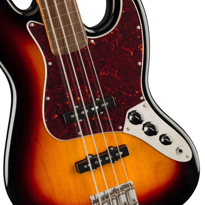 Bajo Eléctrico 037-4531-500 4 Cuerdas Jazz Bass Classic Fretless Squier By FENDER XPRO - Imagen 2