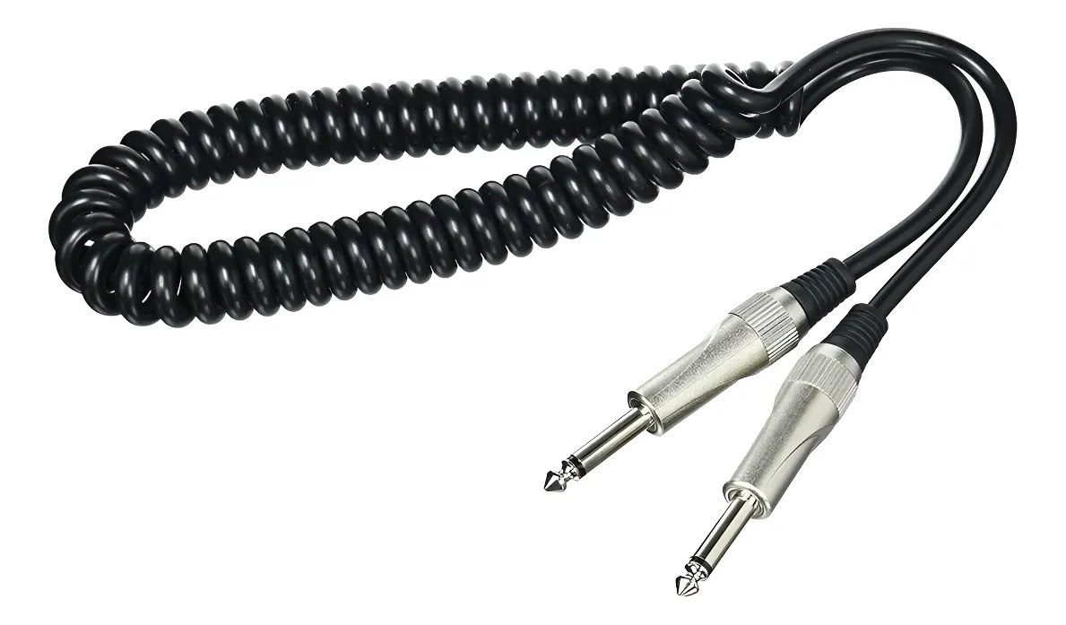 Cable SGCC6DL Plug-Plug 6mts Espiralado Tipo Rulo STAGG - Imagen 2