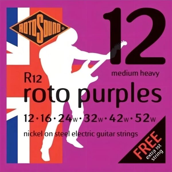 Cuerdas R12 Guitarra Electrica 12-52 Rotosound BREYER