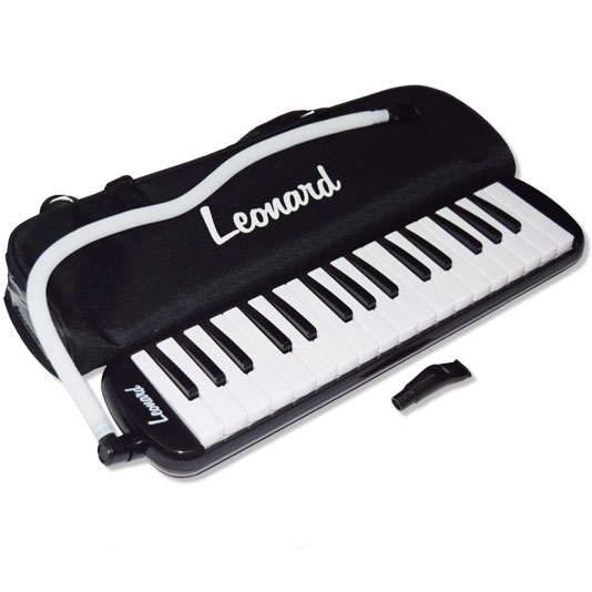 Melodica M32ABK 32 Notas Con Funda-Color Negro LEONARD MJ MUSIC