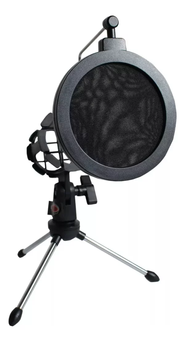 Soporte De Microfono MPF1+S Para Mesa Con Filtro Antipop Mxp FAMA