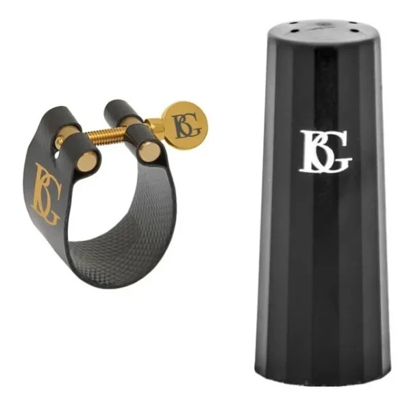 Abrazadera LFSS Flex Saxo Soprano-Incluye Cubre Boquilla BG MJ MUSIC