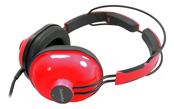Auricular Stereo HD651 Cerrado Rojo Superlux HMG