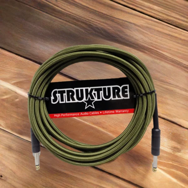 Cable SC186MG Para Instrumento Guitarra O Bajo 6 Metros Strukture KAIRON